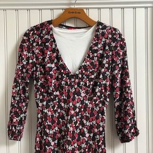 Boden WH254 Dot Printed Crepe Fit & Flare Dress…